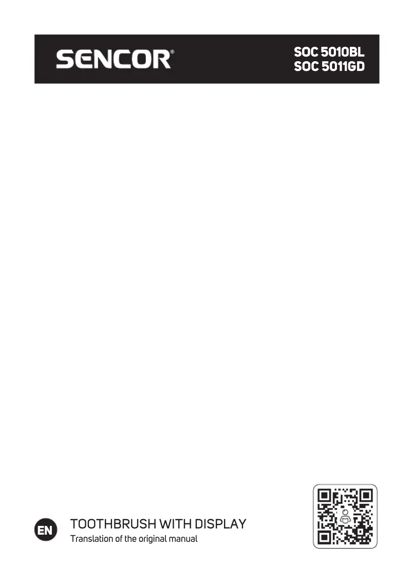 Imagen de la primera página del manual del dispositivo SOC 5010BL