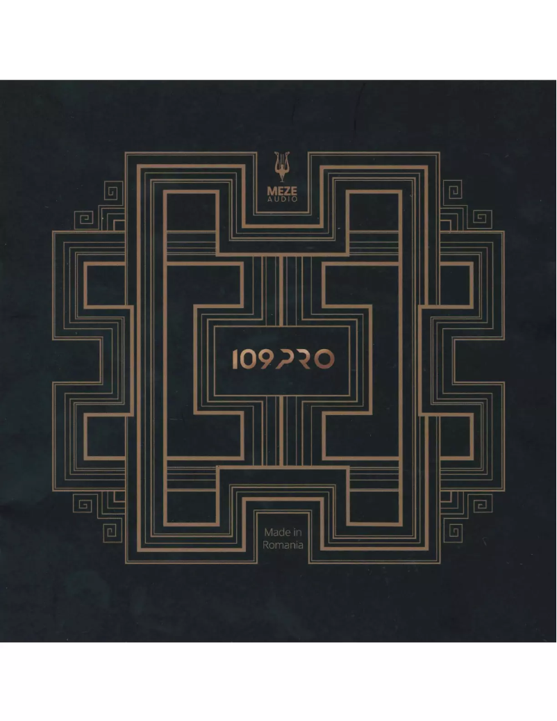 Imagen de la primera página del manual del dispositivo 109 PRO