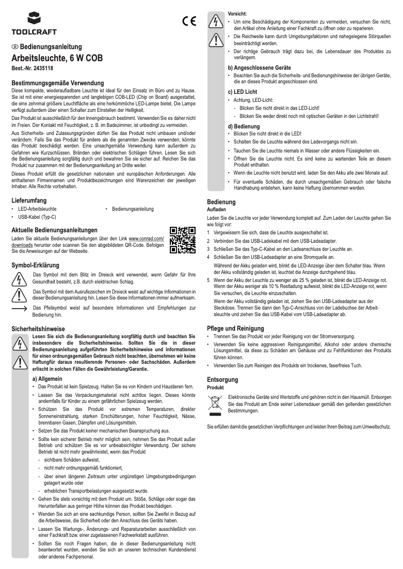 Imagen de la primera página del manual del dispositivo TO-7305354