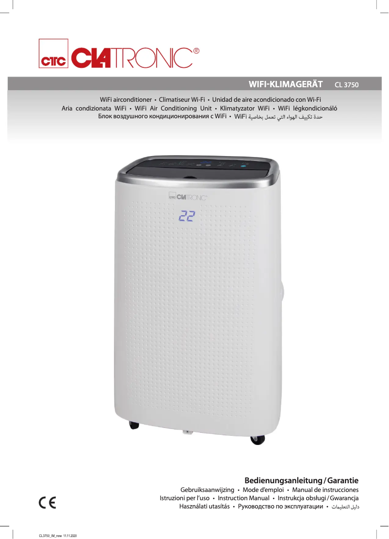 Página 1 del manual Manual de usuario Clatronic CL 3750