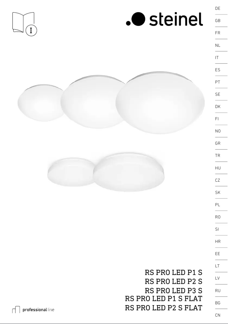 Imagen de la primera página del manual del dispositivo RS PRO LED P2