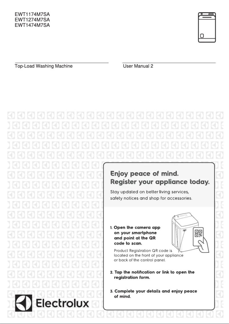 Imagen de la primera página del manual del dispositivo EWT1274M7SA