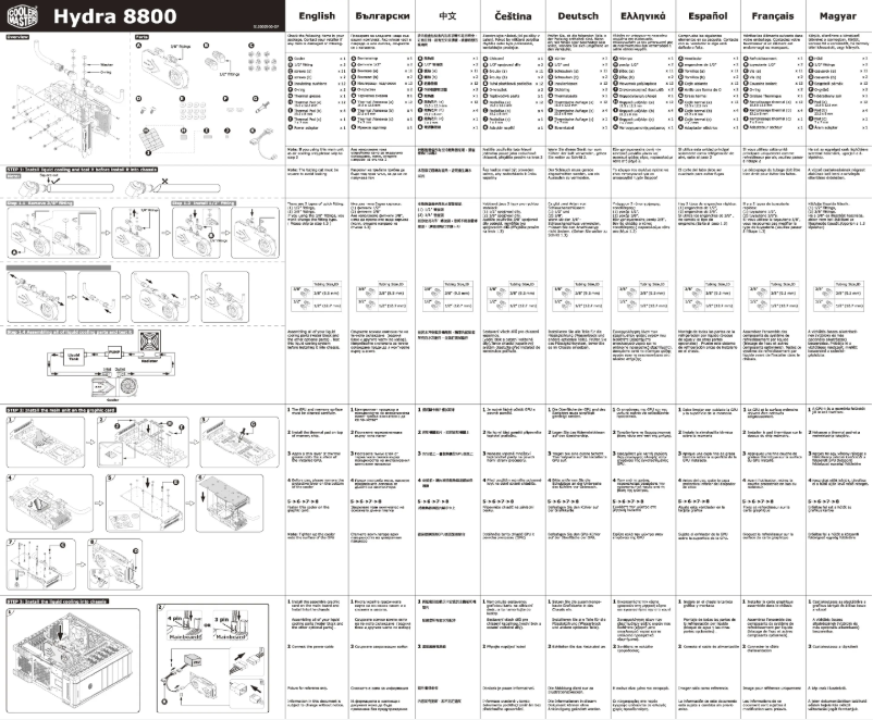 Página 1 del manual Manual de usuario Cooler Master Hydra 8800
