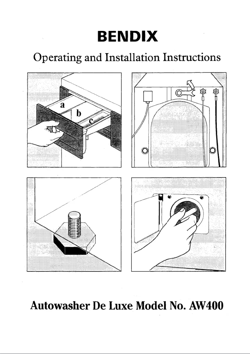 Imagen de la primera página del manual del dispositivo AW 400