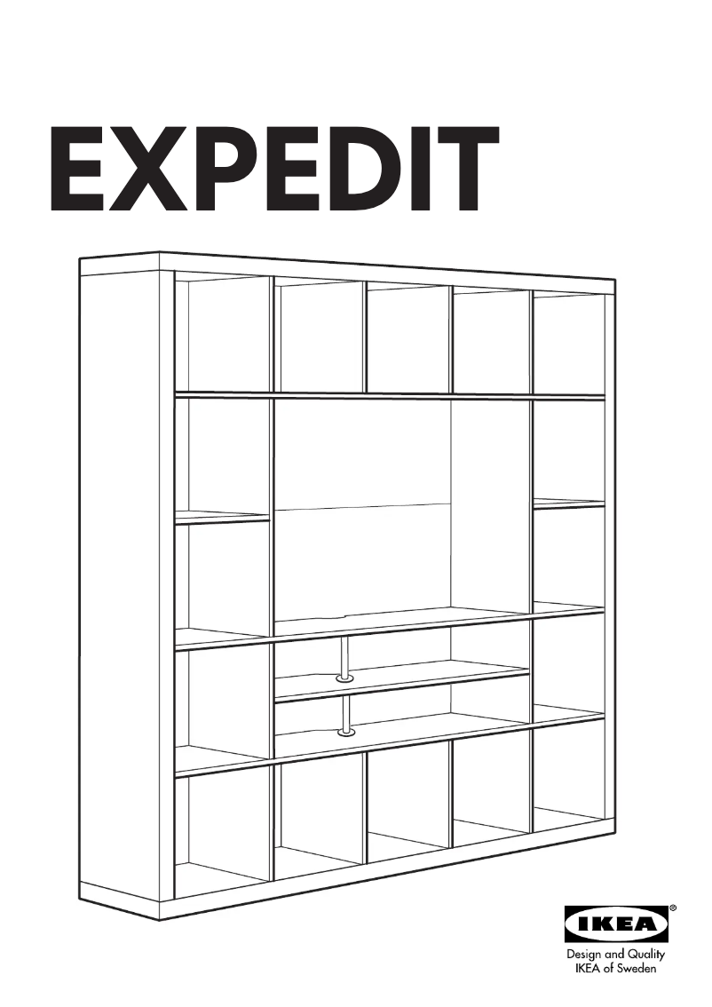 Página 1 del manual Manual de usuario Ikea EXPEDIT