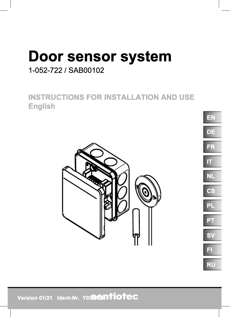 Imagen de la primera página del manual del dispositivo SAB00102