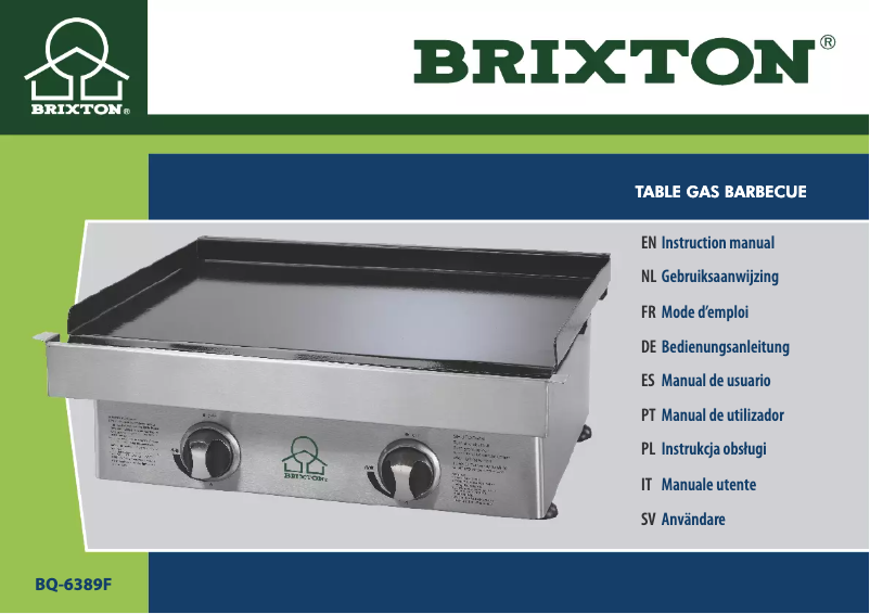 Página 1 del manual Manual de usuario Brixton BQ-6389F