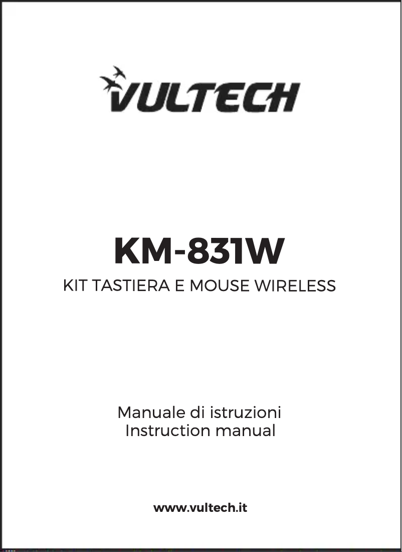 Página nº 1 - Manual de usuario Vultech KM-831W