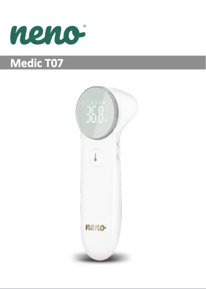 Imagen de la primera página del manual del dispositivo Medic T07