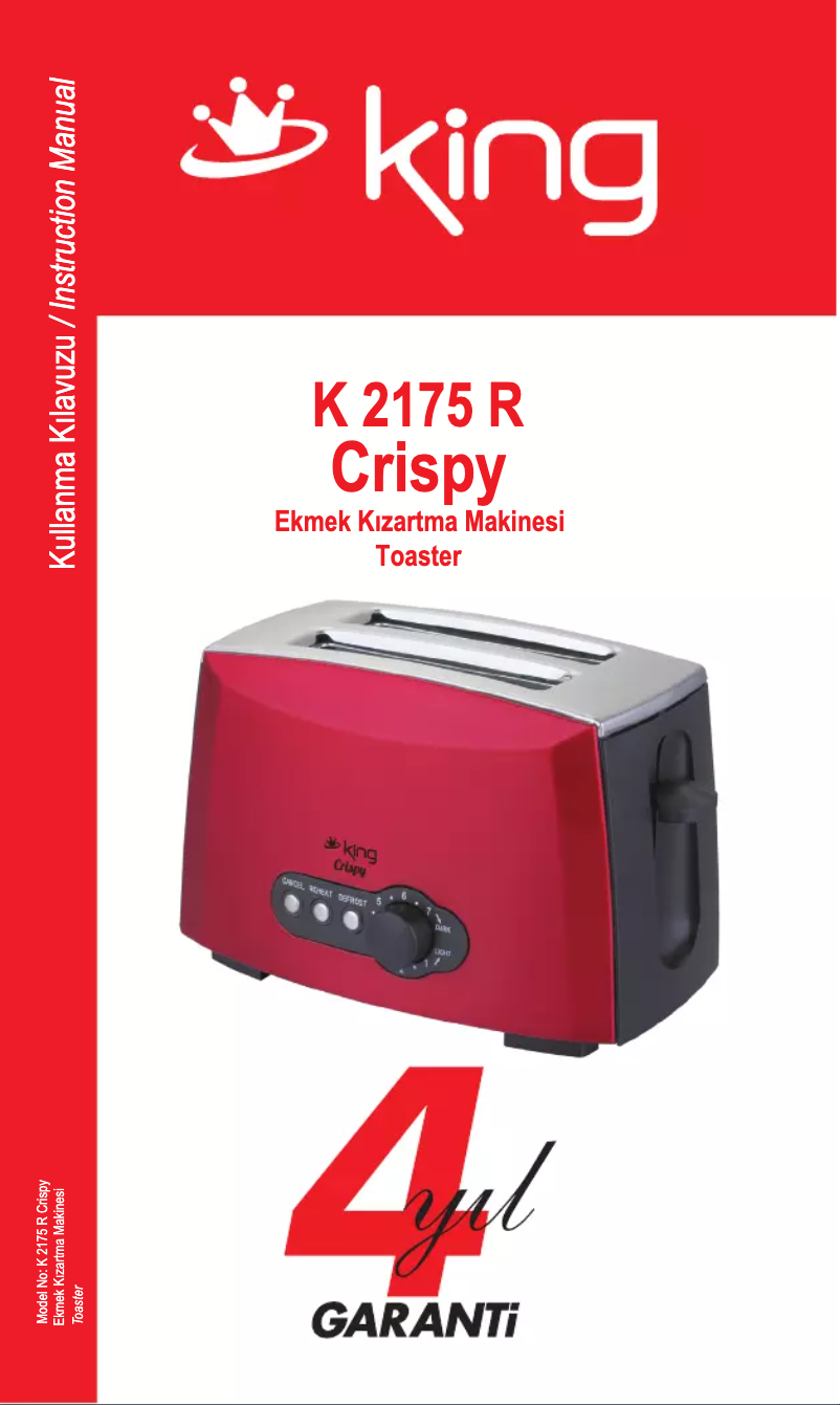 Imagen de la primera página del manual del dispositivo K 2175 R Crispy