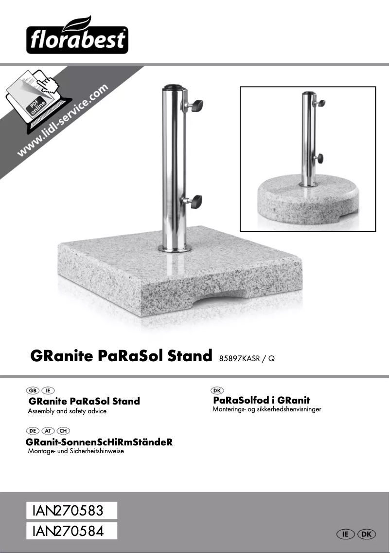 Página nº 1 - Manual de usuario Florabest TOZ270584