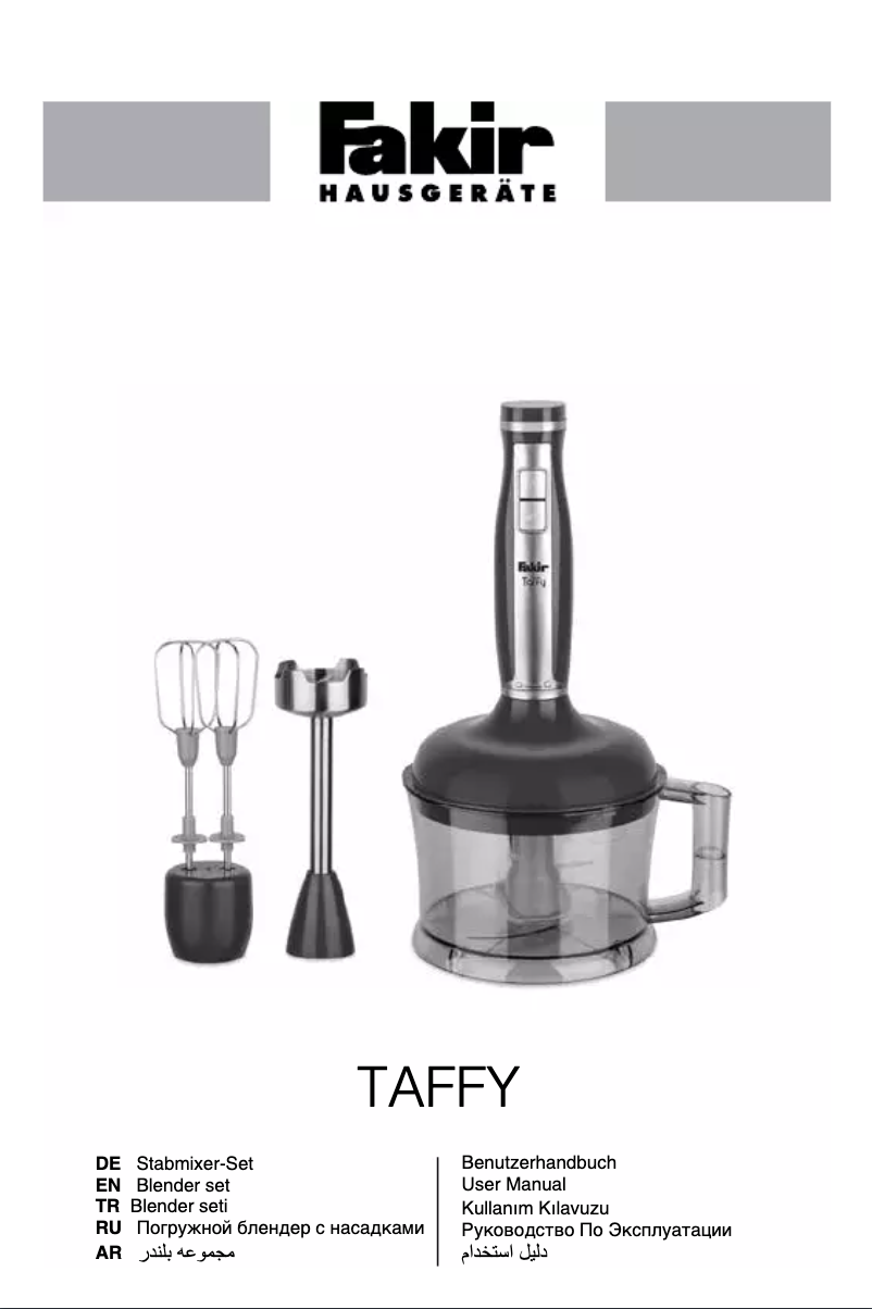 Página 1 del manual Manual de usuario Fakir Taffy