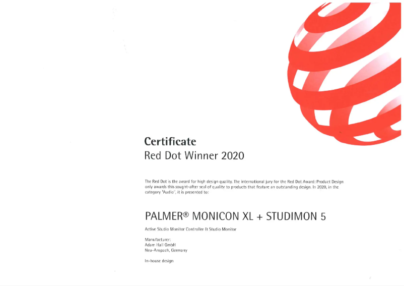 Página 1 del manual Ficha técnica Palmer Monicon XL