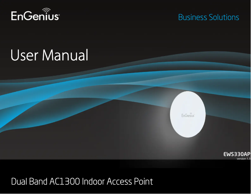 Imagen de la primera página del manual del dispositivo EWS330AP