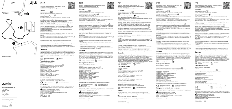 Imagen de la primera página del manual del dispositivo Mini