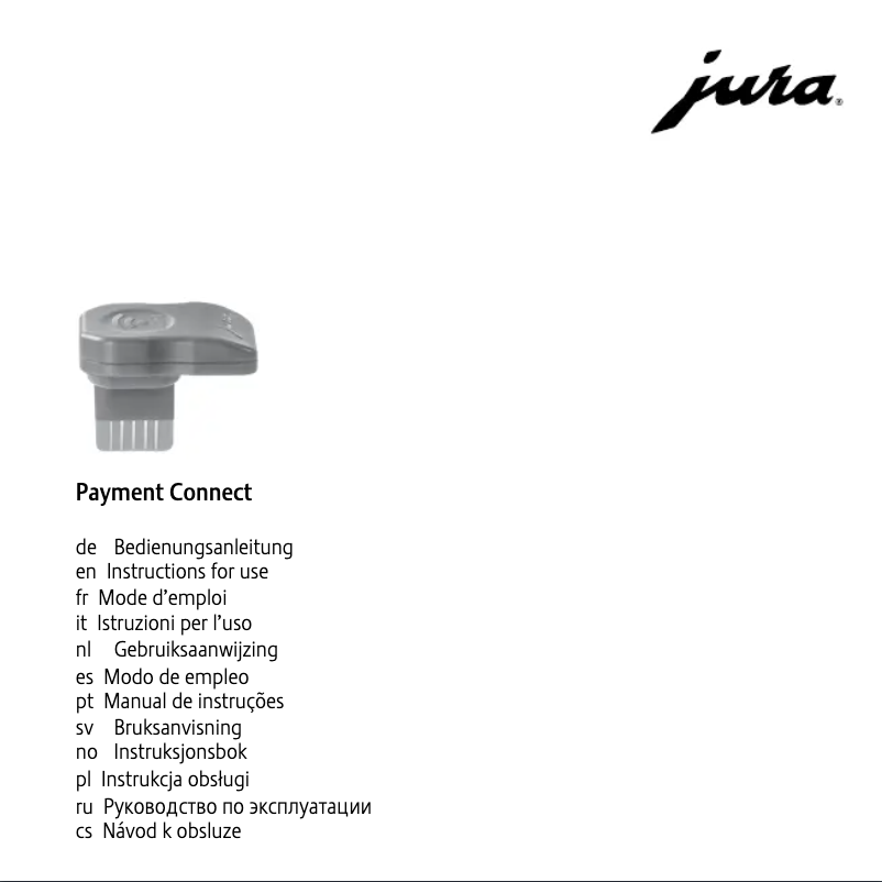 Imagen de la primera página del manual del dispositivo Payment Connect