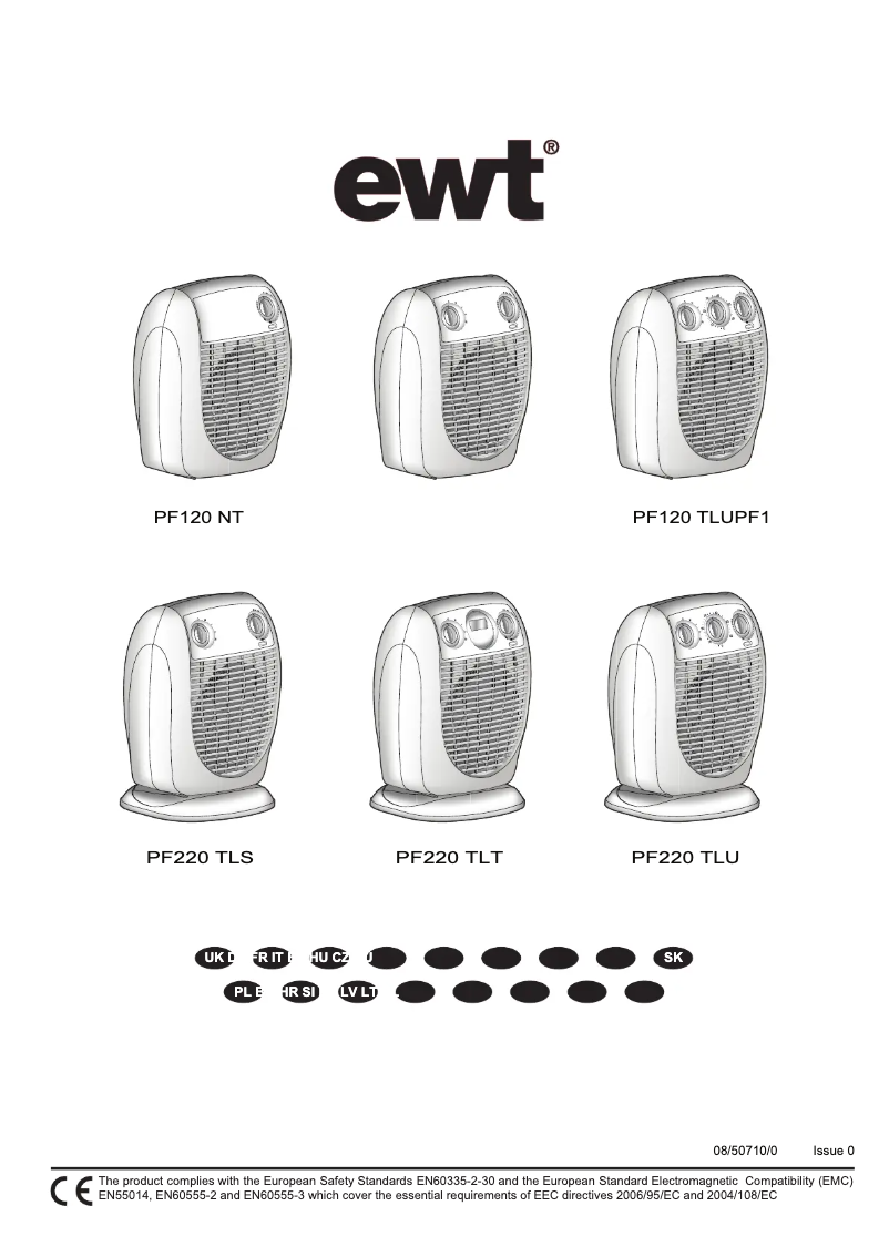 Imagen de la primera página del manual del dispositivo PF220 TLT