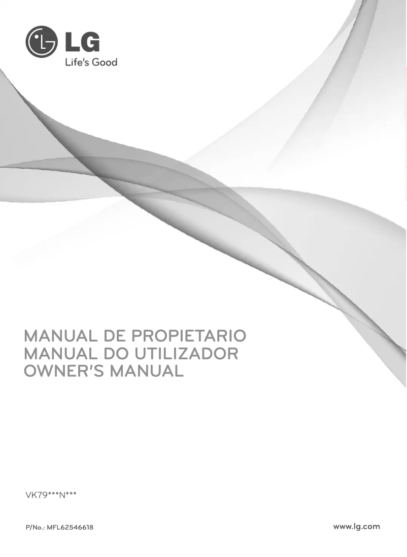 Imagen de la primera página del manual del dispositivo VK7920NNTQB