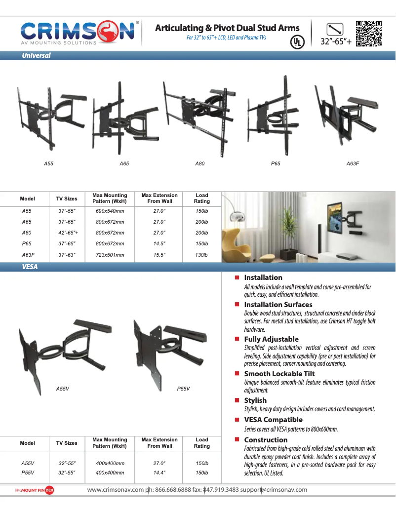 Imagen de la primera página del manual del dispositivo A55