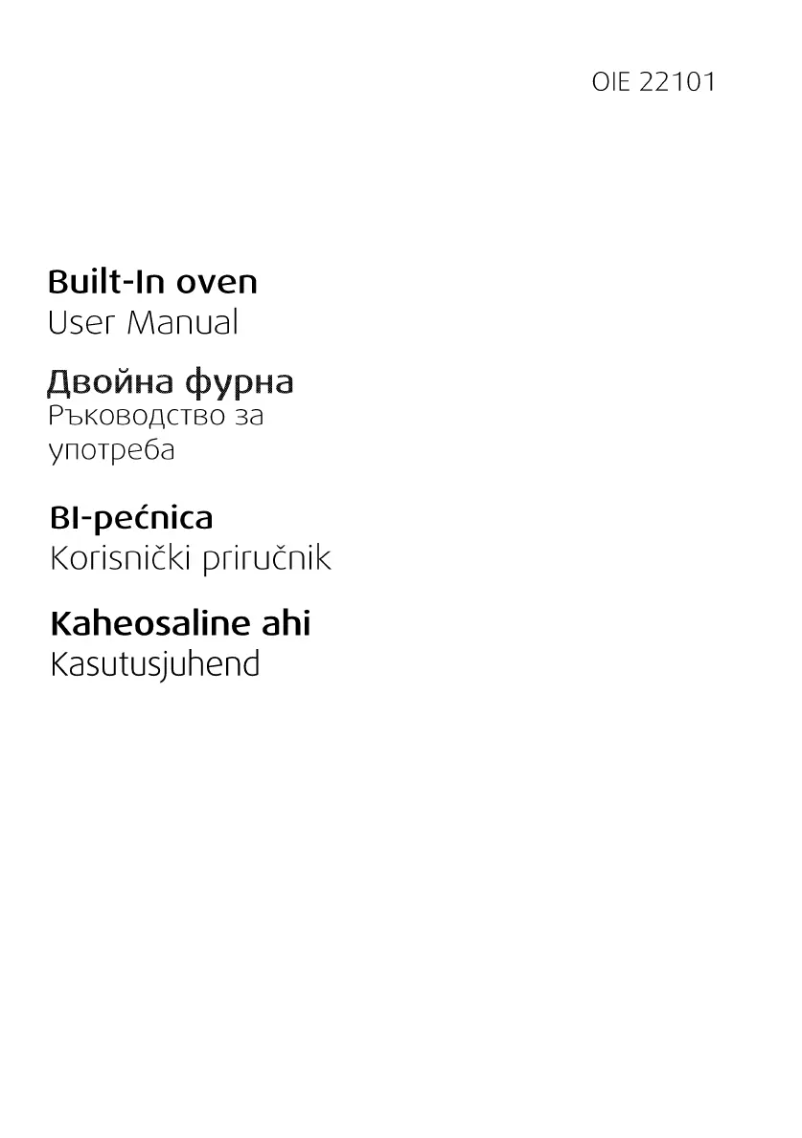 Imagen de la primera página del manual del dispositivo OIE 22101