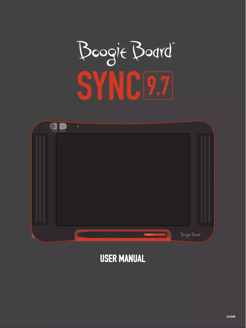 Página nº 1 - Manual de usuario Boogie Board Sync 9.7