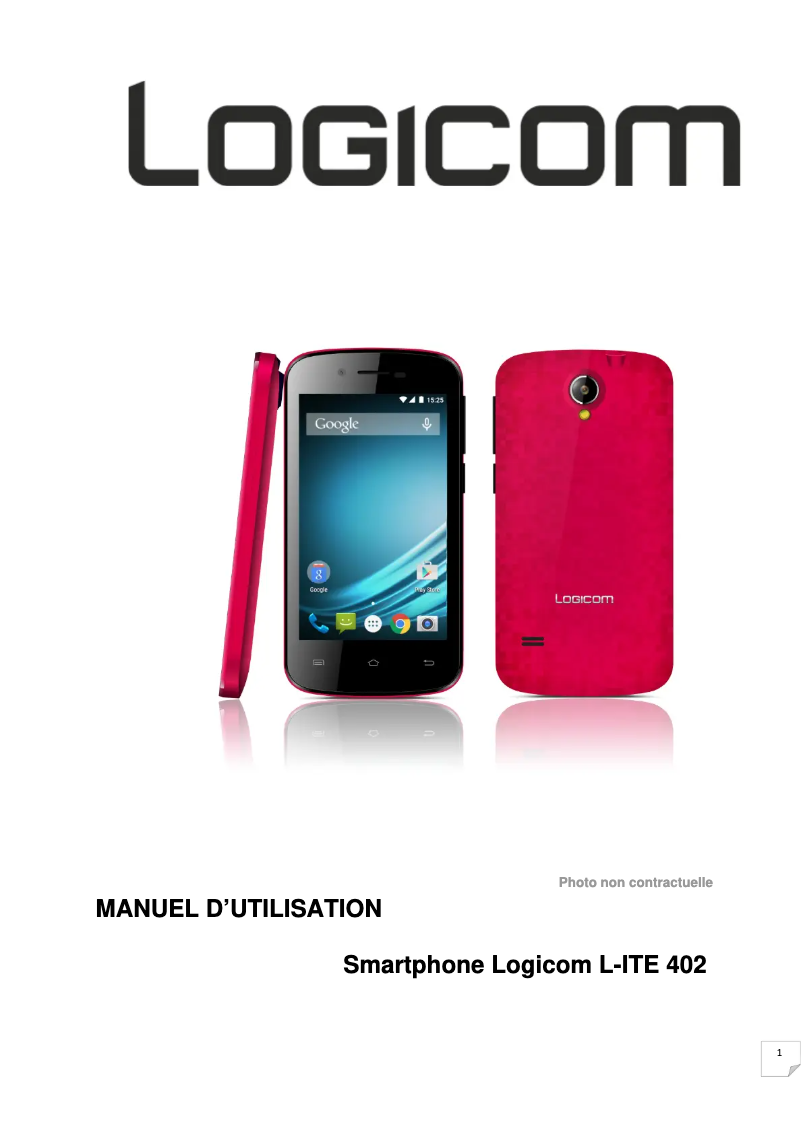 Imagen de la primera página del manual del dispositivo L-ite 402