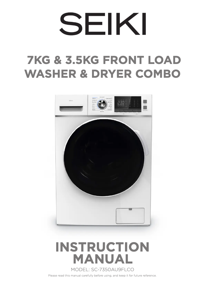 Página 1 del manual Manual de usuario Seiki SC-7350AU9FLCO