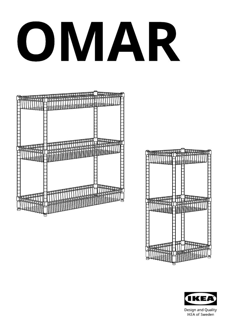 Página 1 del manual Manual de usuario Ikea OMAR 804.830.80