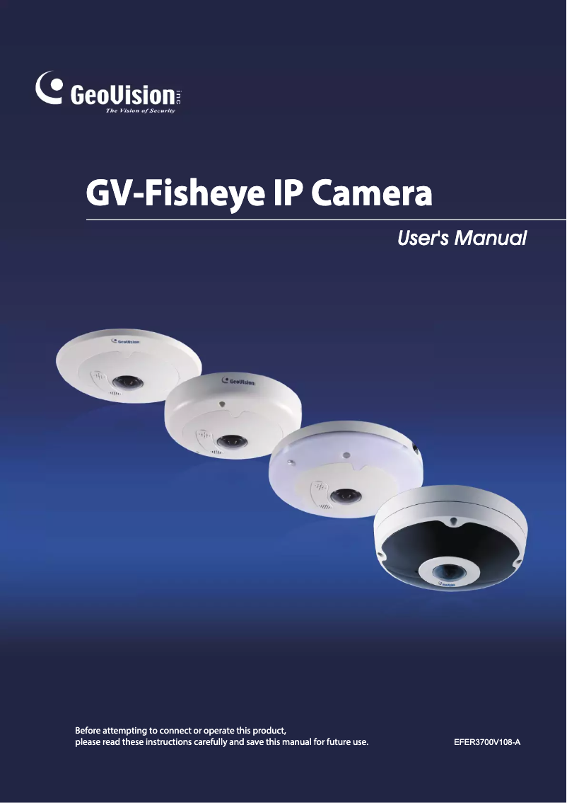 Página nº 1 - Manual de usuario Geovision GV-FE3402