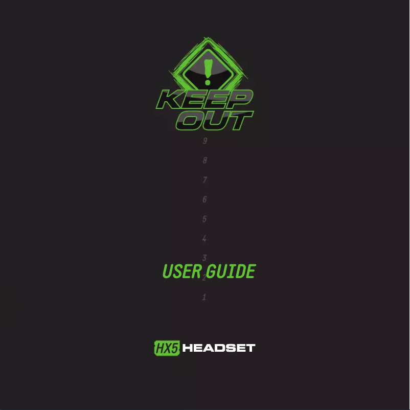 Imagen de la primera página del manual del dispositivo HX5