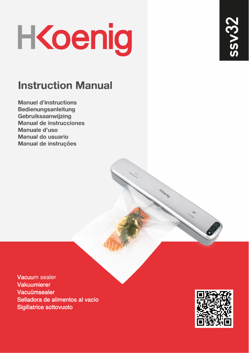 Página 1 del manual Manual de usuario H.Koenig SSV32