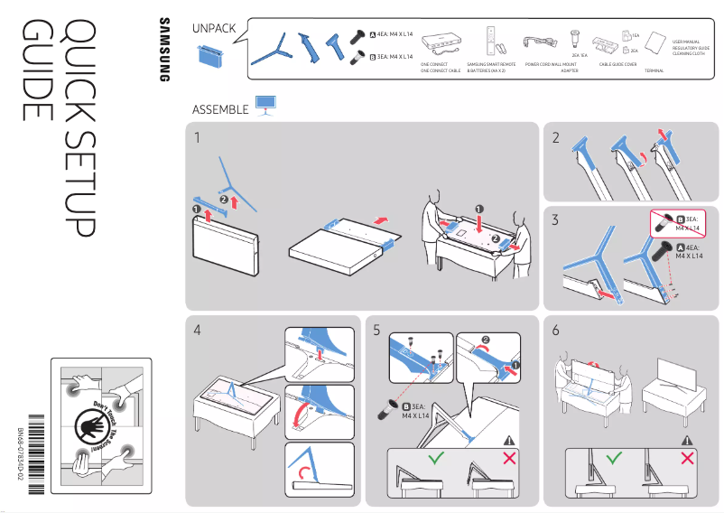 Imagen de la primera página del manual del dispositivo UN65KS9000F