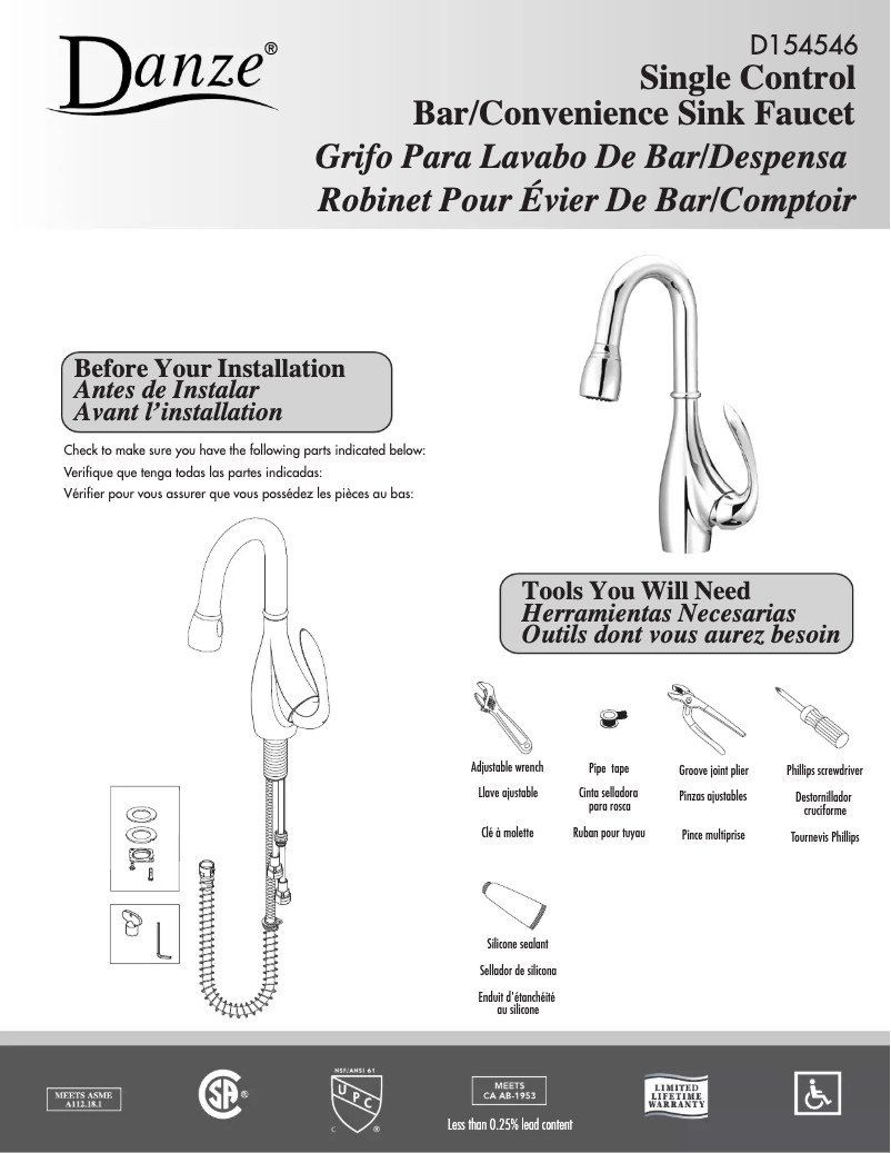 Imagen de la primera página del manual del dispositivo D154546