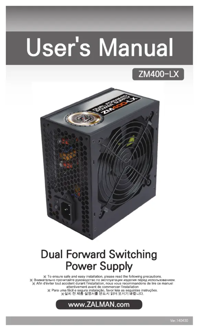 Imagen de la primera página del manual del dispositivo ZM400-LX