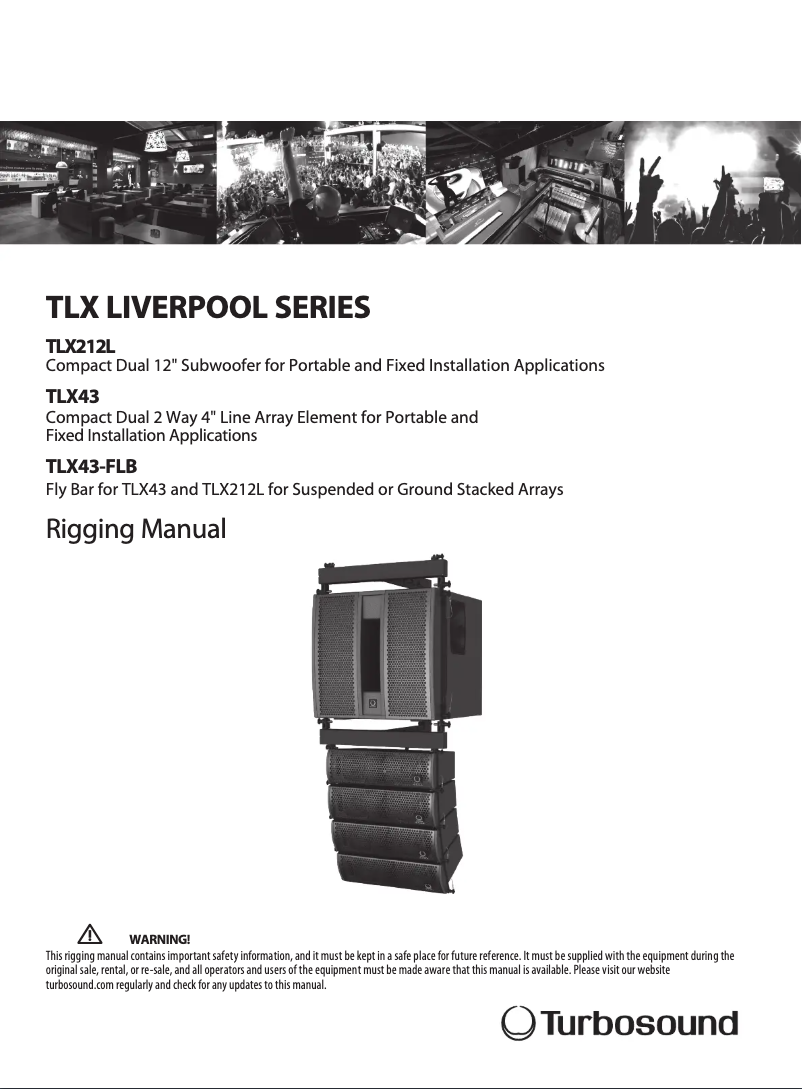 Imagen de la primera página del manual del dispositivo Liverpool TLX212L