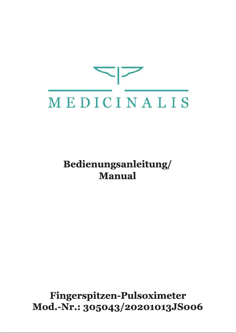 Página nº 1 - Manual de usuario Medicinalis 305043