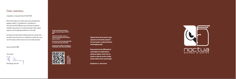 Página nº 1 - Manual de usuario Noctua NF-A4x10