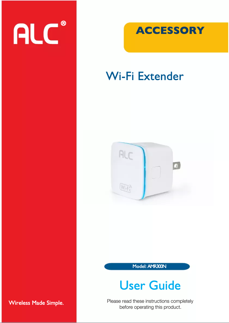 Página 1 del manual Manual de usuario ALC AMR300N