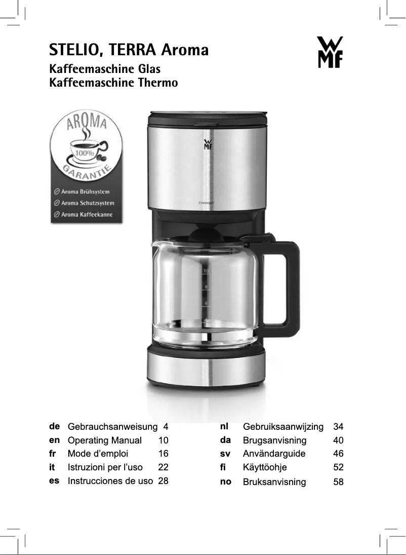 Página 1 del manual Manual de usuario Sega Terra Aroma