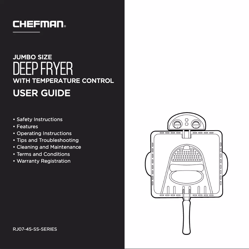 Página 1 del manual Manual de usuario Chefman RJ07-45-SS