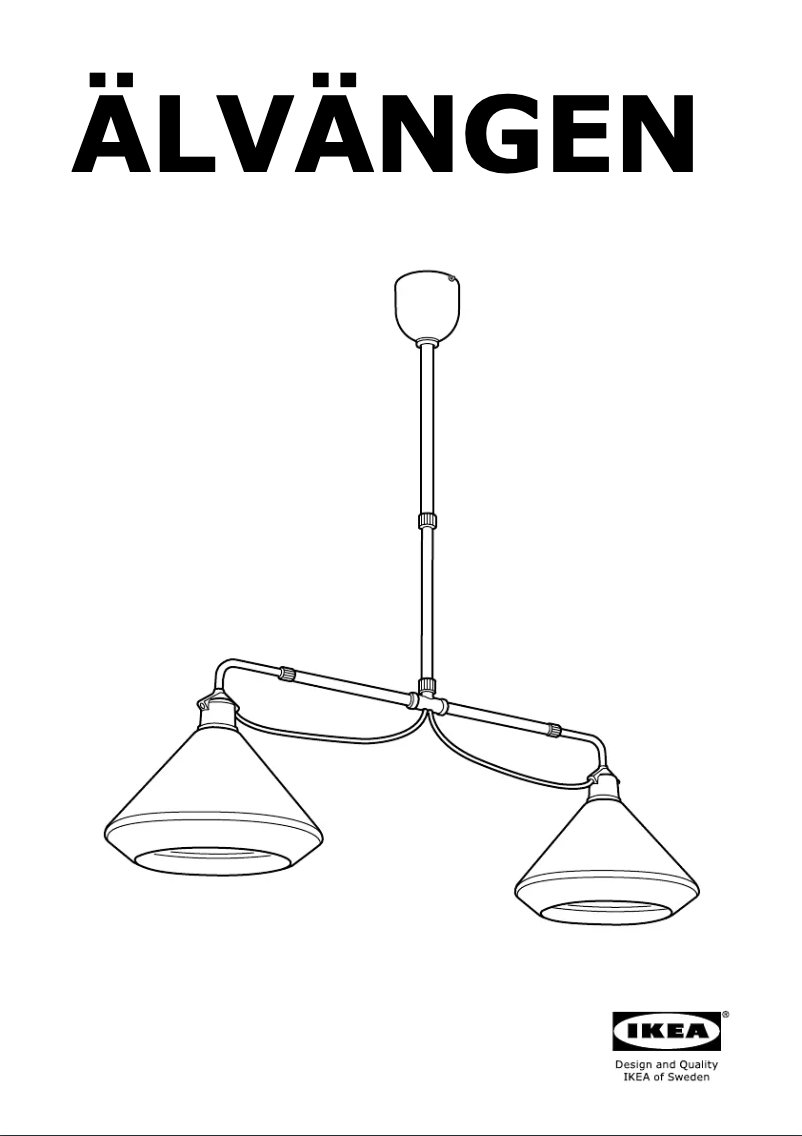 Imagen de la primera página del manual del dispositivo ALVANGEN (Double ceiling)