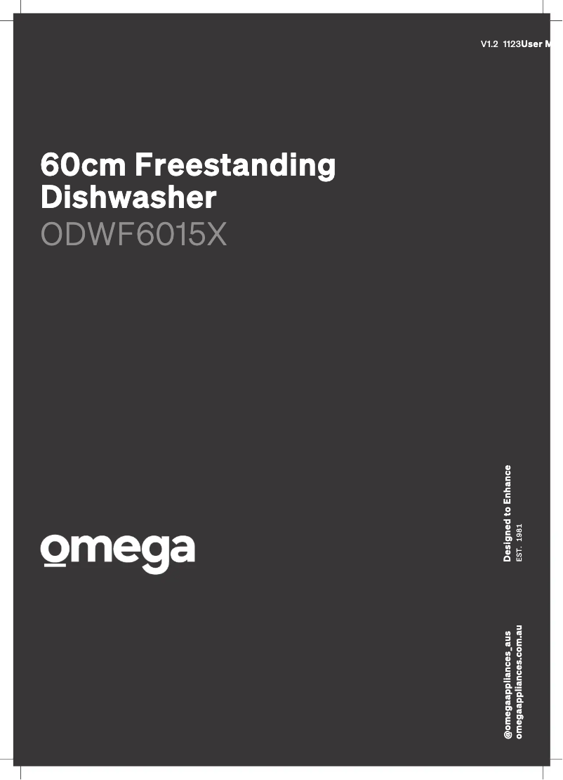 Imagen de la primera página del manual del dispositivo ODWF6015X