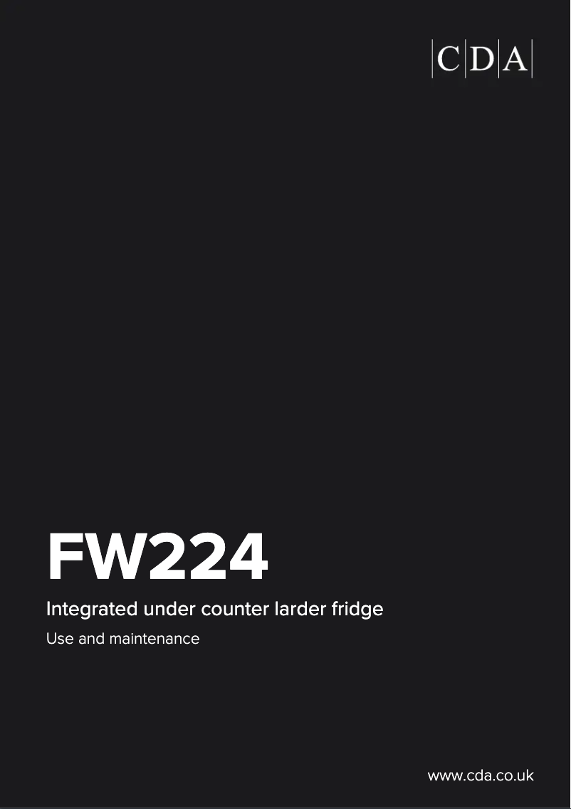 Imagen de la primera página del manual del dispositivo FW224