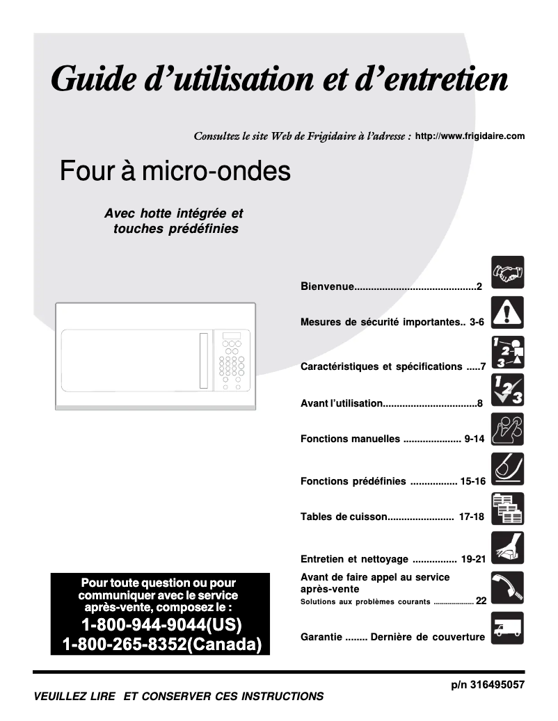Imagen de la primera página del manual del dispositivo CFMV152KB