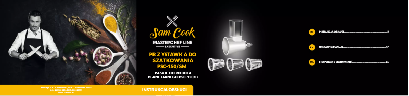 Imagen de la primera página del manual del dispositivo PSC-150/SM