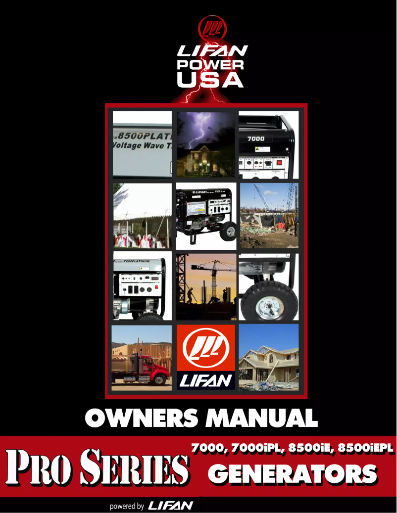 Imagen de la primera página del manual del dispositivo LF7000