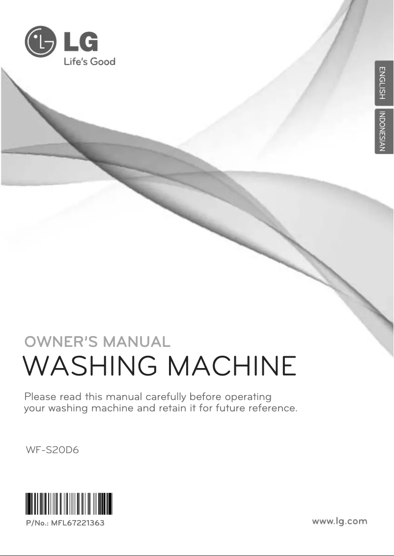 Imagen de la primera página del manual del dispositivo WF-S20D6