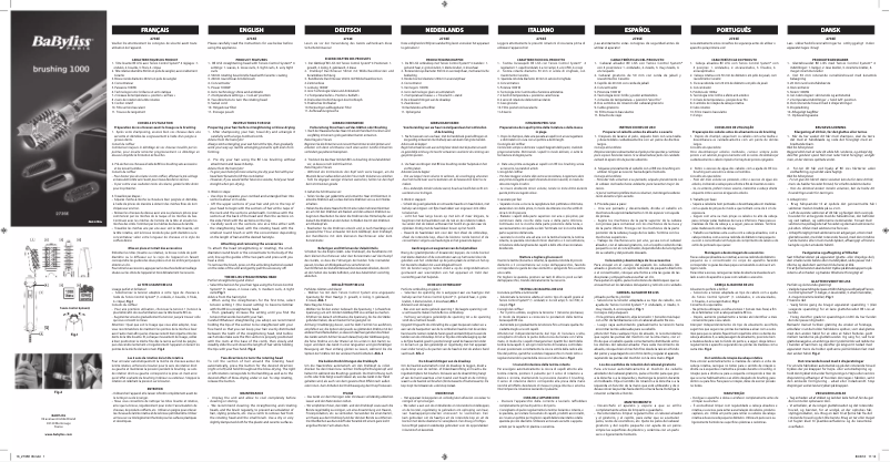 Página 1 del manual Manual de usuario BaByliss Be Liss Spinning 2735E