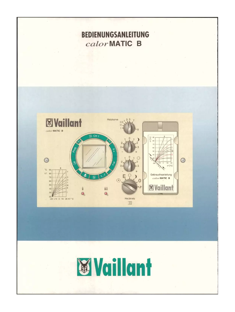 Página nº 1 - Manual de usuario Vaillant CalorMATIC B
