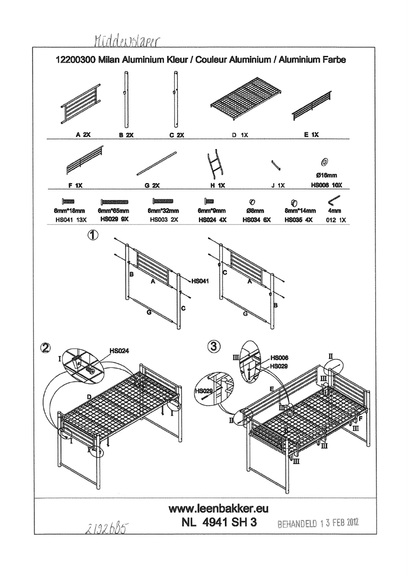 Página nº 1 - Manual de usuario Leen Bakker Milan
